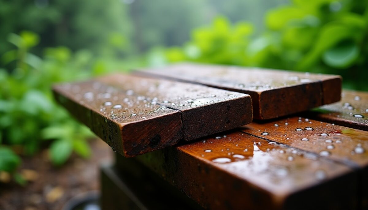 Bois saturé par la pluie avant séchage : comment le restaurer efficacement ?