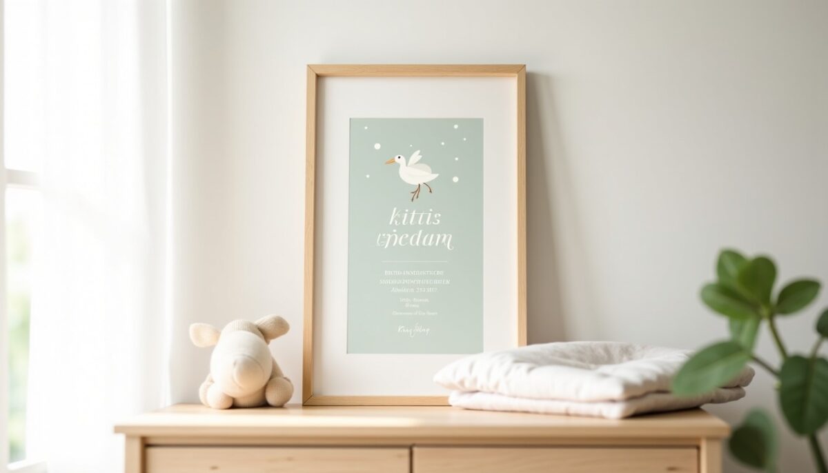 Affiche de naissance : nos conseils pour choisir un modèle intemporel qui embellira la chambre