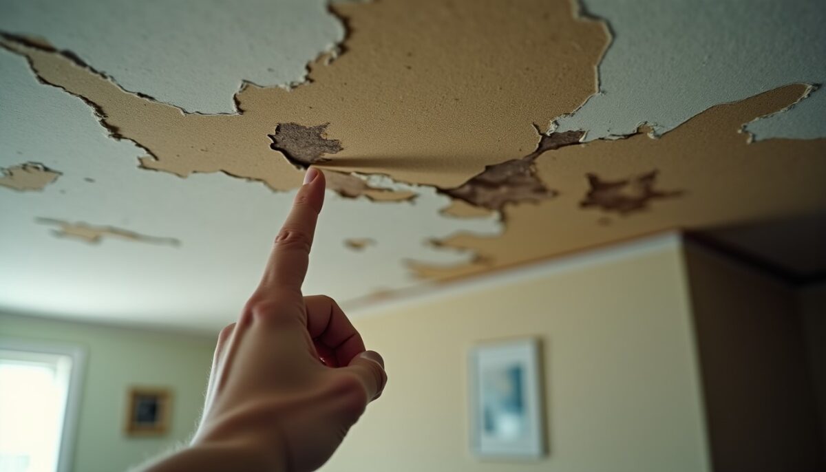 Plafond qui s&rsquo;écaille : que couvre vraiment votre assurance habitation ?